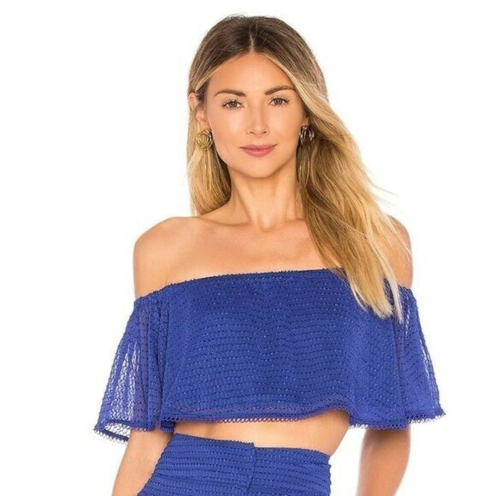 House of Harlow 1960 xREVOLVE Bree Crop - Cobalt